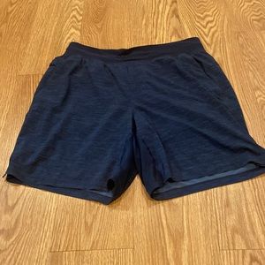 Lululemon Athletica Men's Navy T.H.E. Linerless Short with 7" Inseam